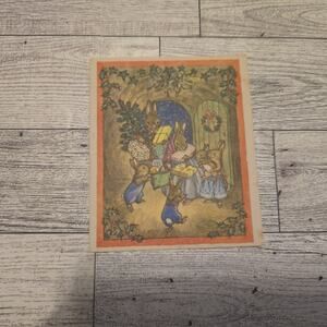 Vintage Marion Heath Christmas‎ Card No Envelope